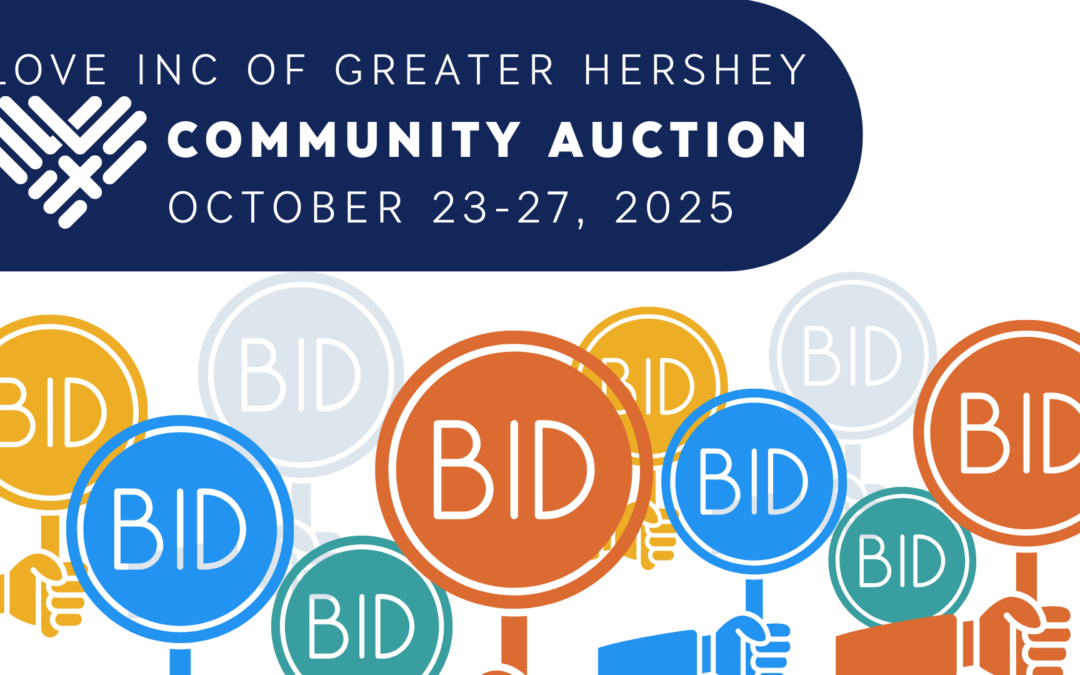 Love INC's Community Auction will be held October 23-27, 2025